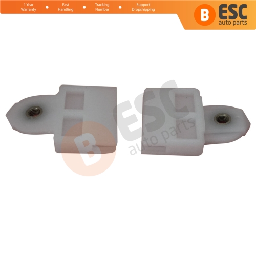 2 Pieces Window Regulator Glass Channel Slider Sash Connector Clips for Toyota