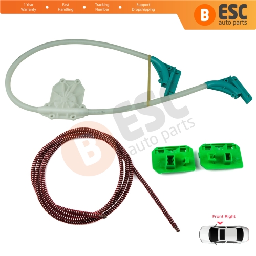 Window Regulator Repair Kit Right for Renault Trucks Premium Kerax Midlum DAF LF 45 55 Volvo FL II FE 1400754