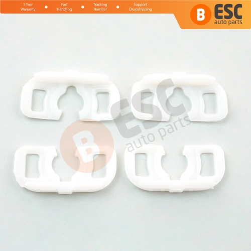 4 Pieces Window Regulator Repair Clamp Clips Type2