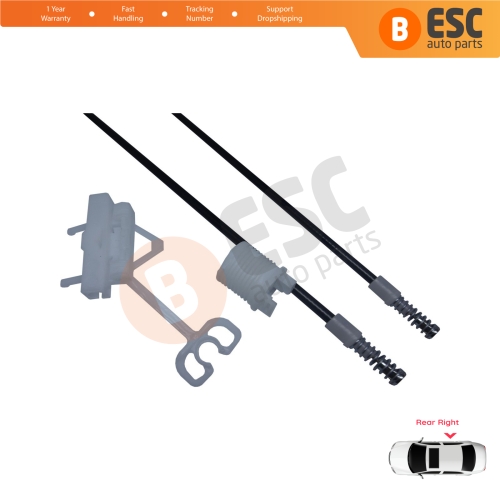 Manual Window Regulator Repair Kit Rear Right for Fiat Abarth Punto Grande Evo MK3 199 2005-2024 51723323