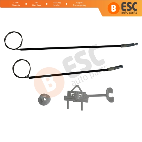 Manual Window Regulator Repair Set Rear Left Door for Fiat Linea 323 110 2007-2018 51789674