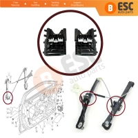 Window Lifter Regulator Clips Bracket Set Front Door 8V4837461 8V4837462 for Audi A3 S3 8V MK3