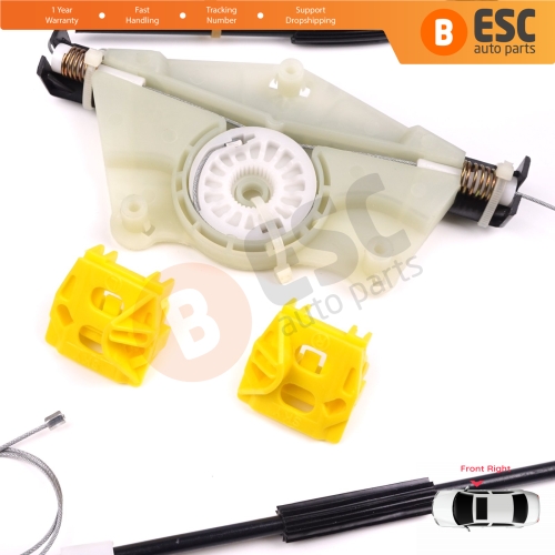 Power Window Regulator Repair Set Right Door for VW Golf MK4 1J1 1997-2006 2/3 Door Hatchback 1J3837462