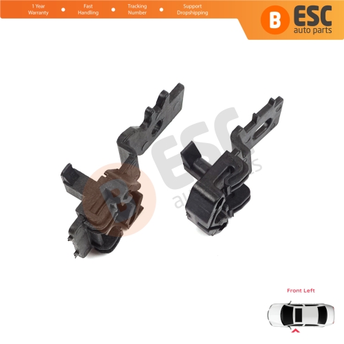 Window Regulator Clips Front Left Door for Nissan Primera P12 2001-2008 Qashqai 2007-2010